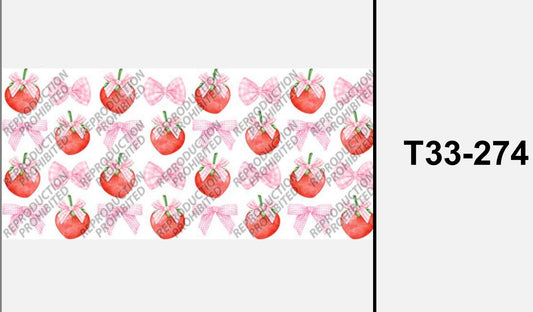 Erdbeeren Schleifen T33.274