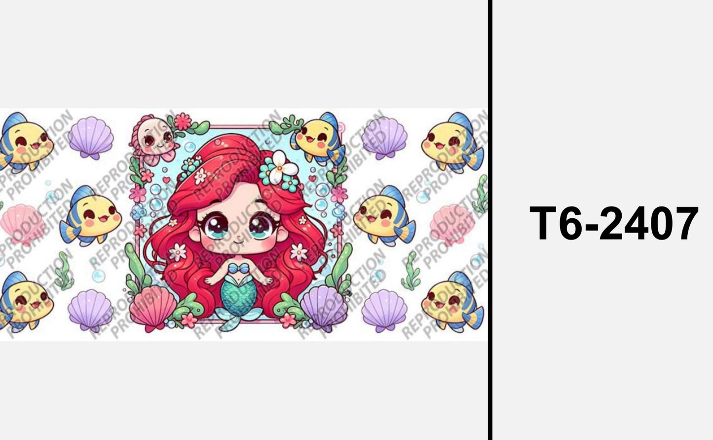 Meerjungfrau und fische T6-2407