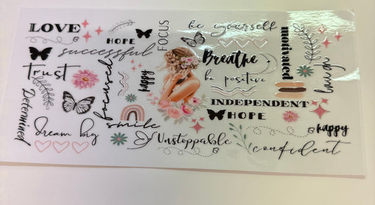 Be yourself breath be positive …..girl