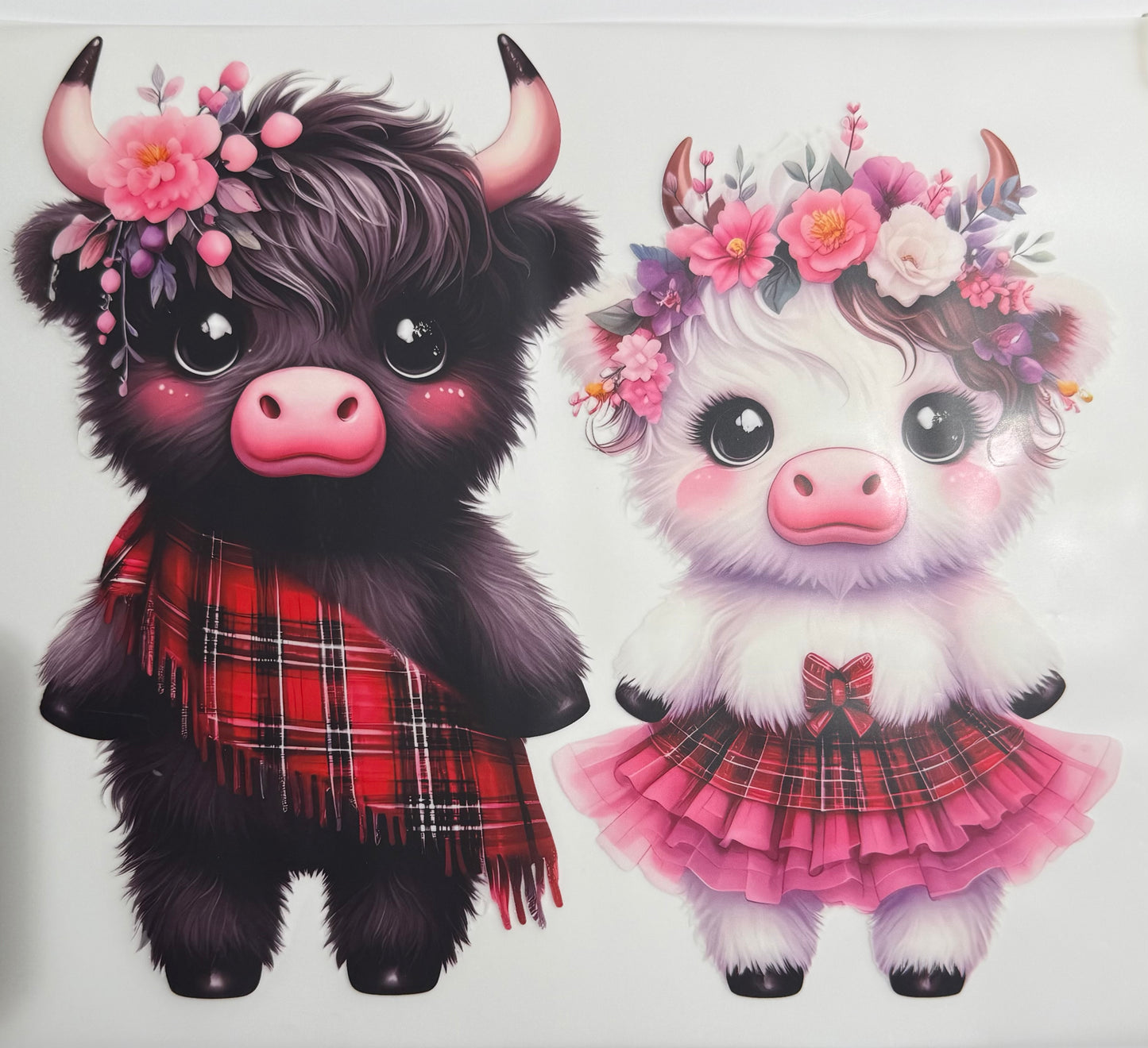 Textil Sticker pair of cow 2