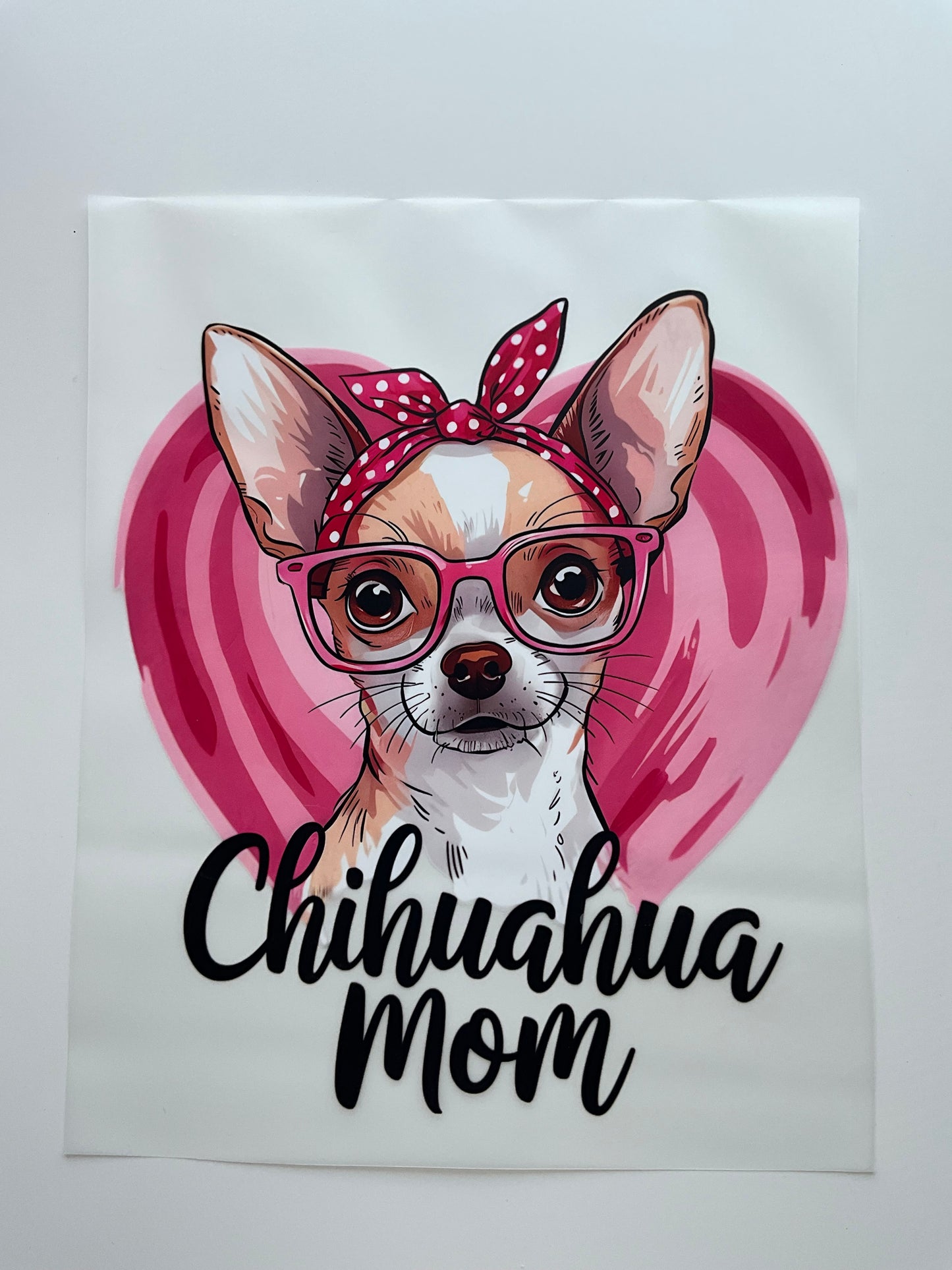 Textil Sticker Chihuahua Mom