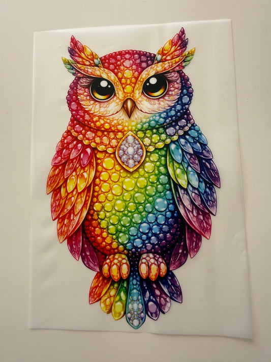 Textil-Sticker Eule