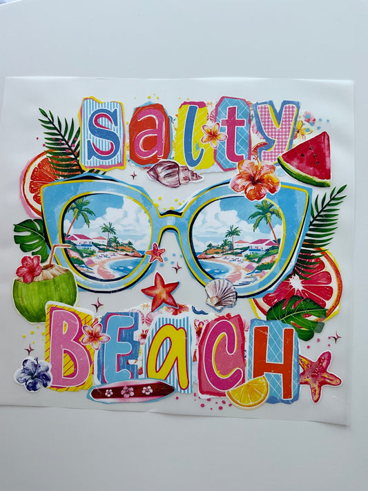Textil Sticker Salty beach