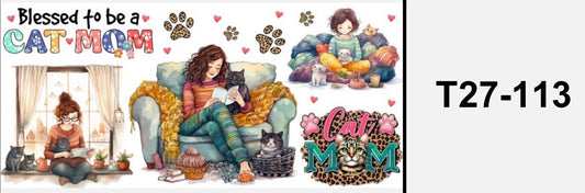 CAT🩷 T27-113 blessed to be a cat mom