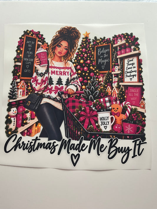 Christmas made me buy it Nic