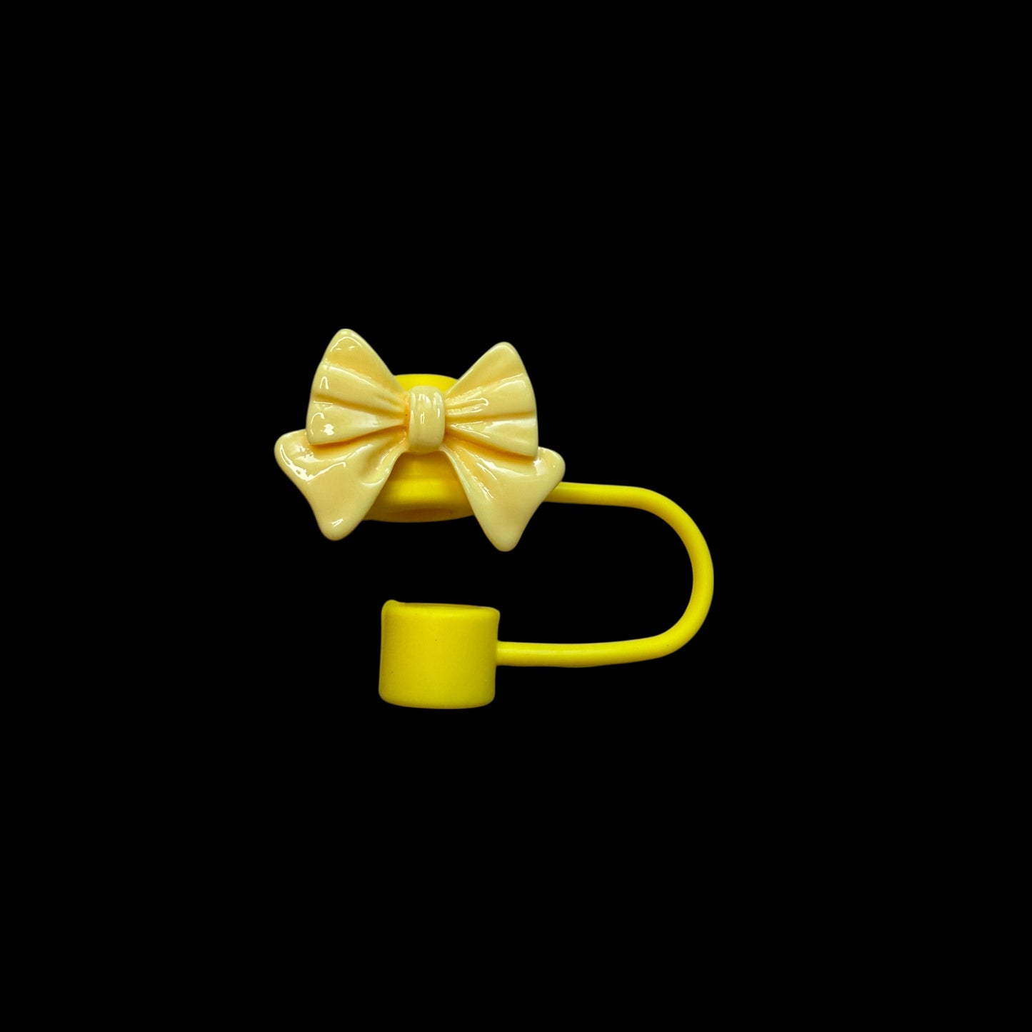 Bunte Strohhalm-Abdeckungen mit Schleife – cute | Perfekt für deine Design Trinkgläser