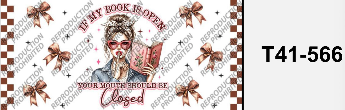 If my book is open .. T41-566