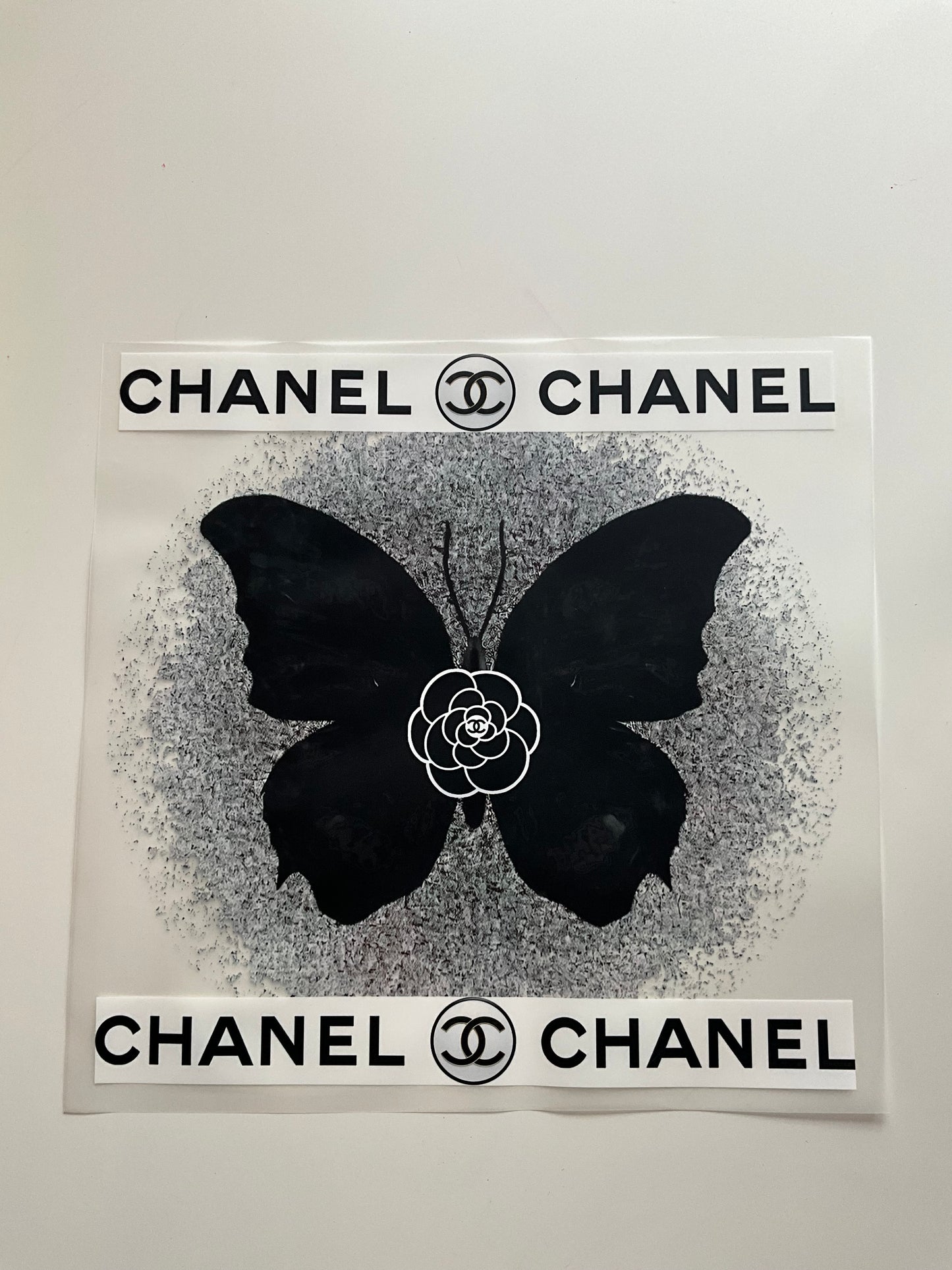 Textil Sticker- Black butterflies