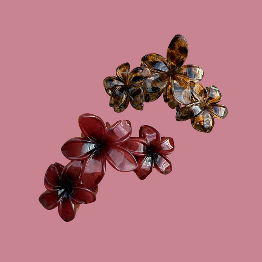 🌺 Grössere Blüten-Haarklammer – edel, feminin & praktisch