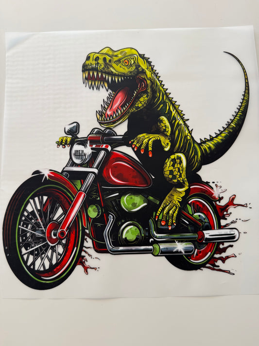 Textil-Sticker Dino Bike
