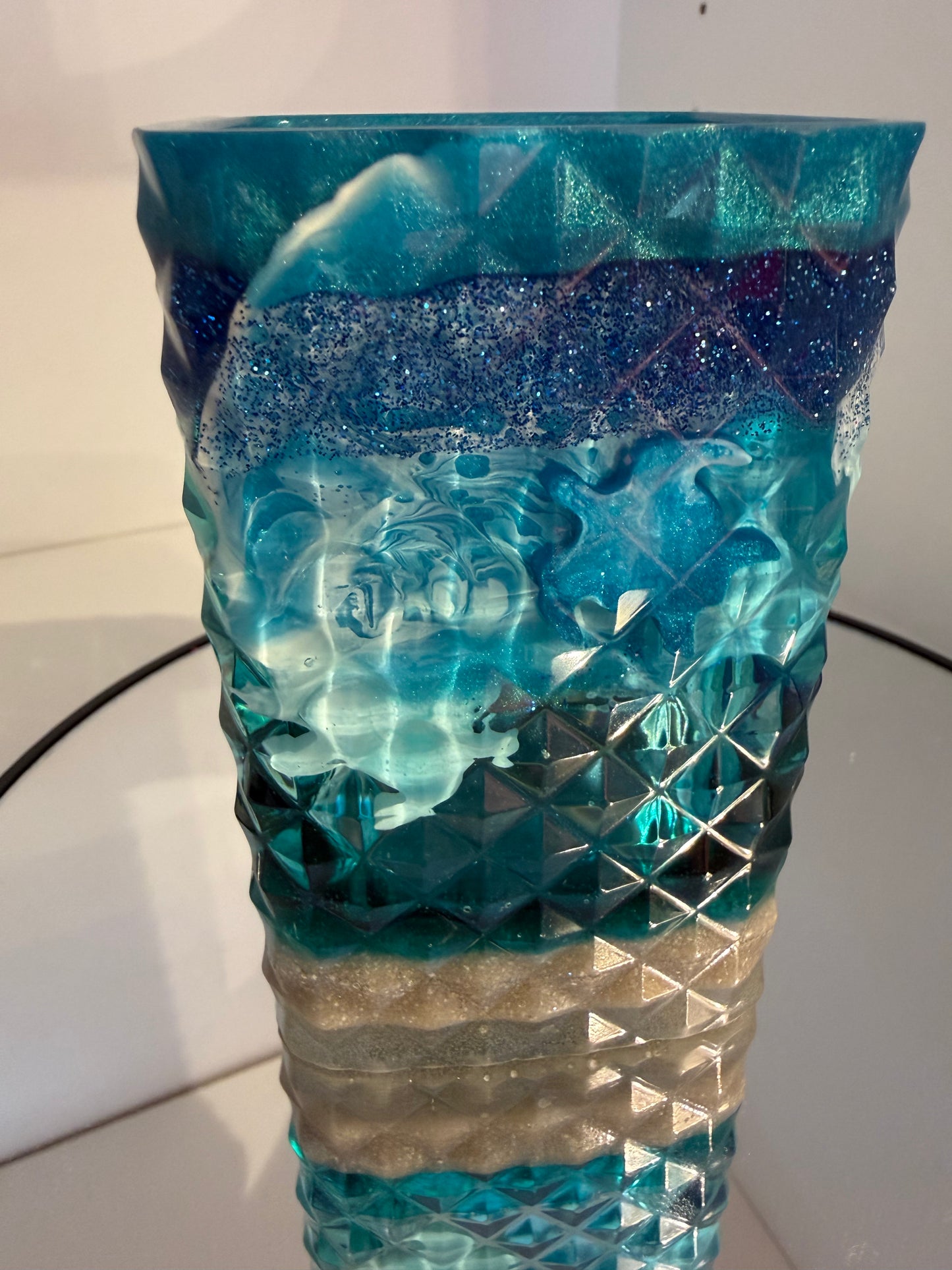Wunderschöner Beach Vibes Resin-Stiftehalter