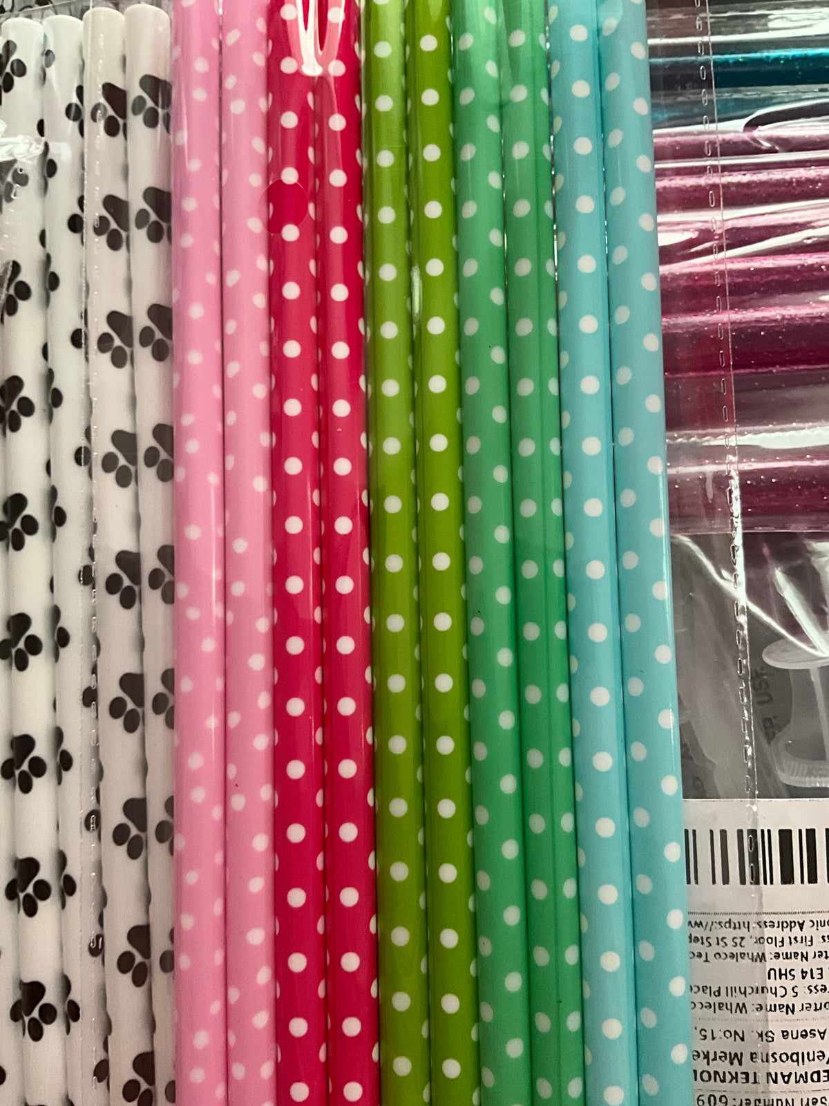 Wiederverwendbarer Strohhalm – verschiedene Designs Vol.2