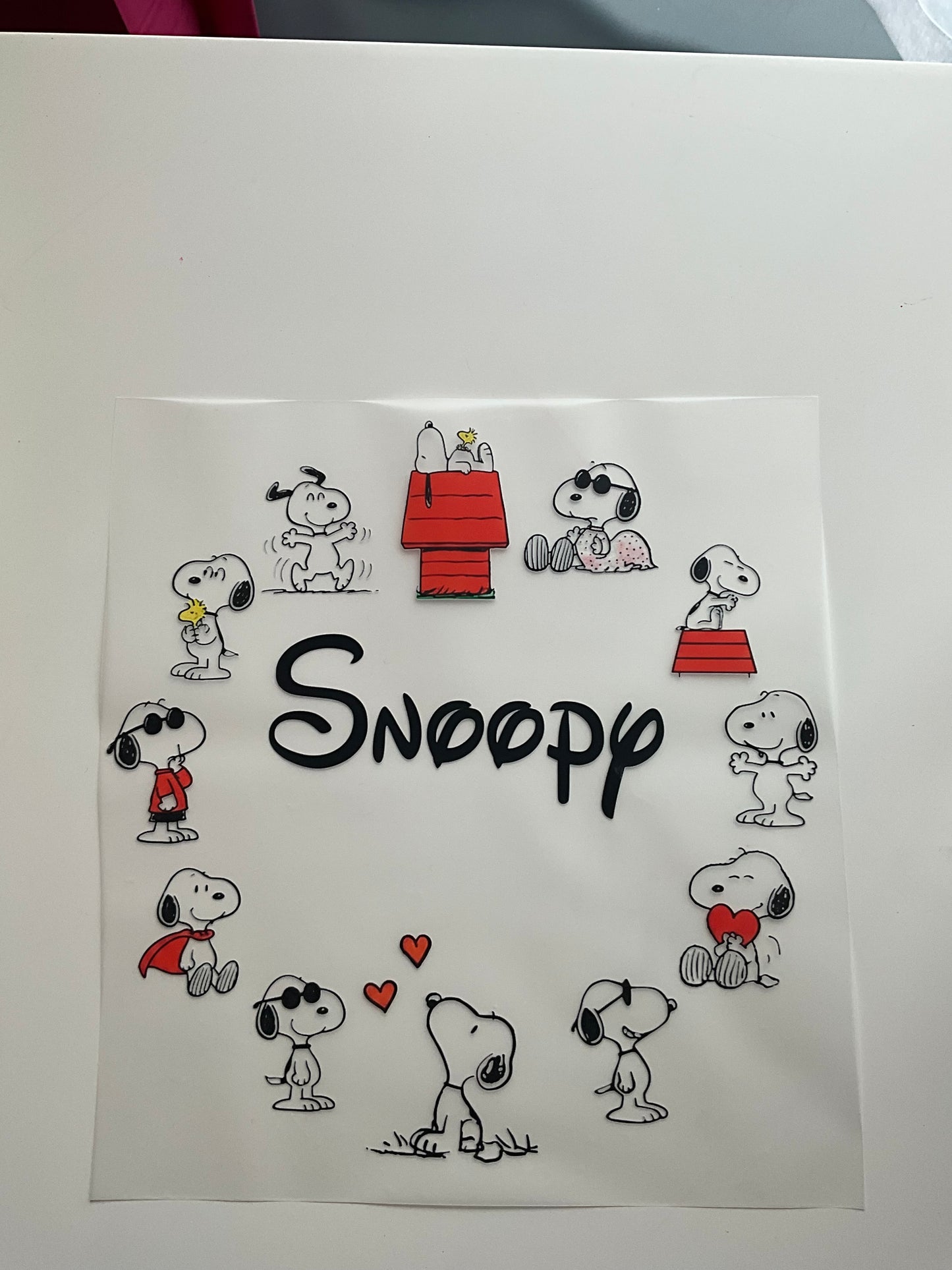 Textil Sticker- snoopy