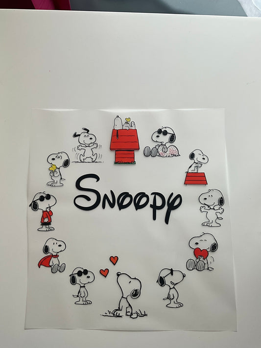 Textil Sticker- snoopy