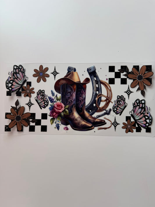 Cowboy boot Hufeisen