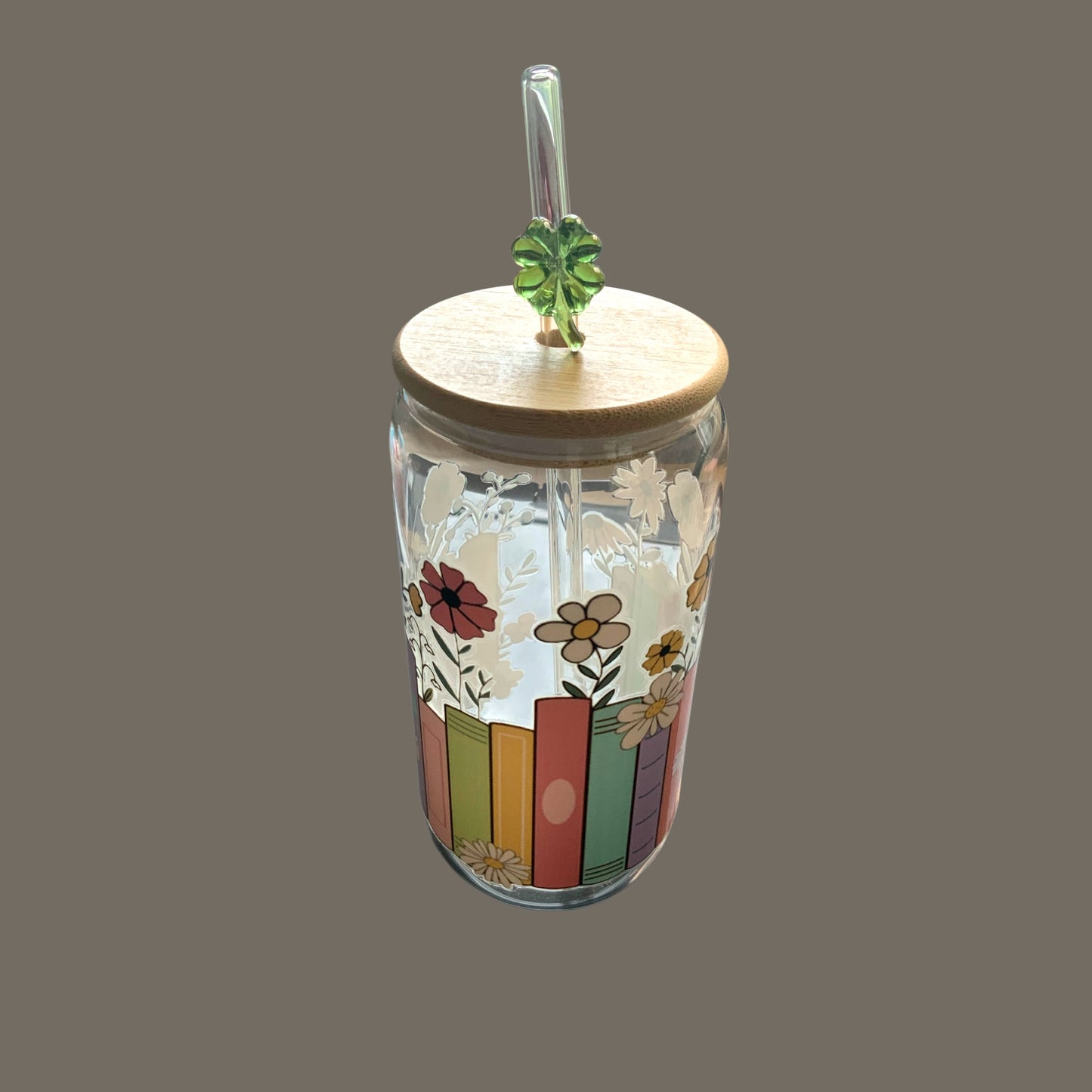 Glastrinkhalm mit Kleeblatt – dein Glücksbringer im Glas!