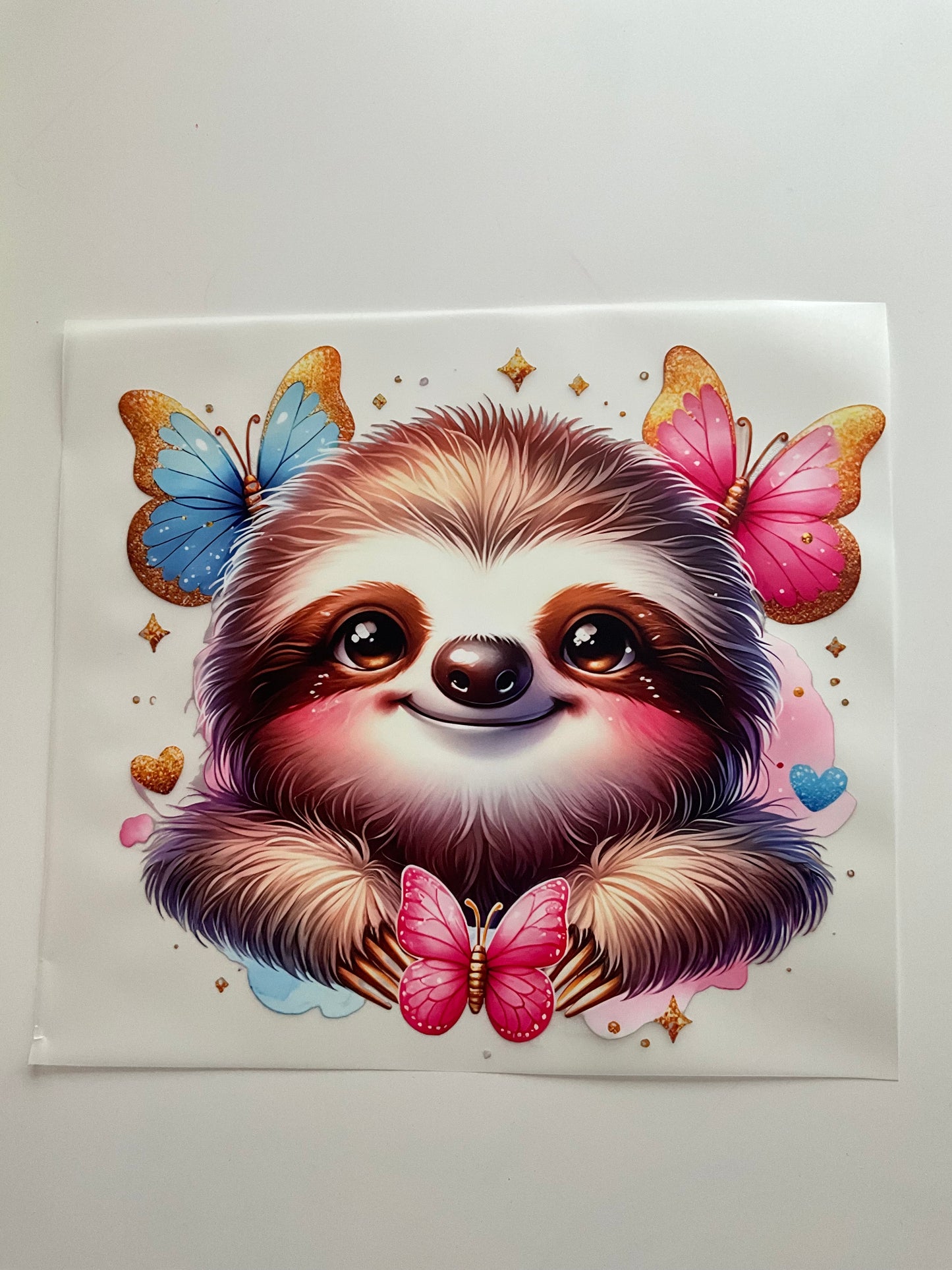 Textil Sticker- Sloth Faultier cutie