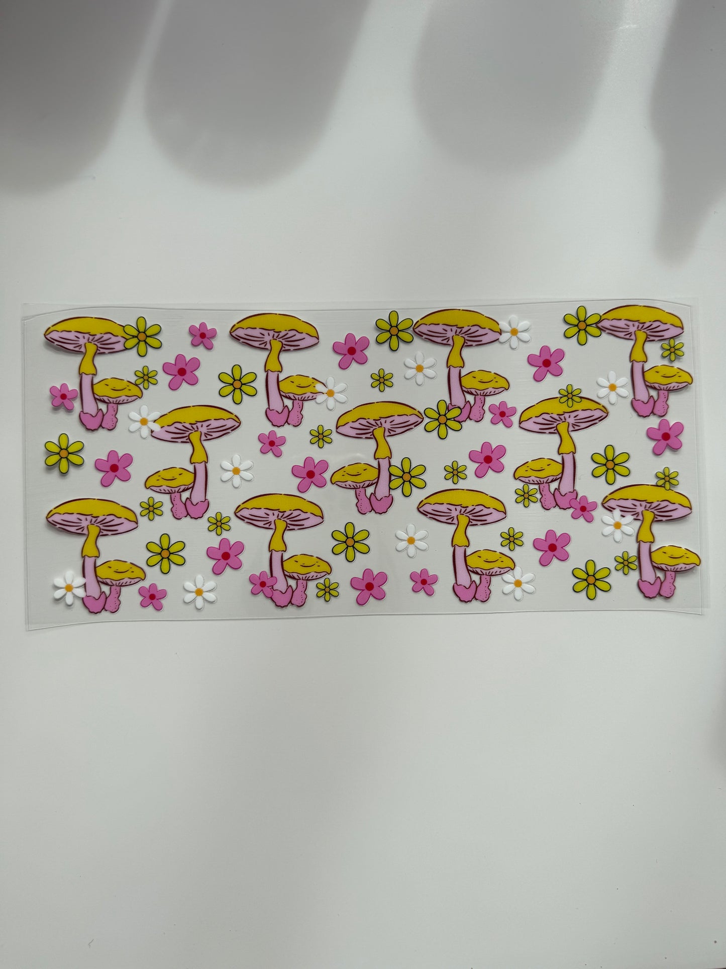 Yellow pink mashrom