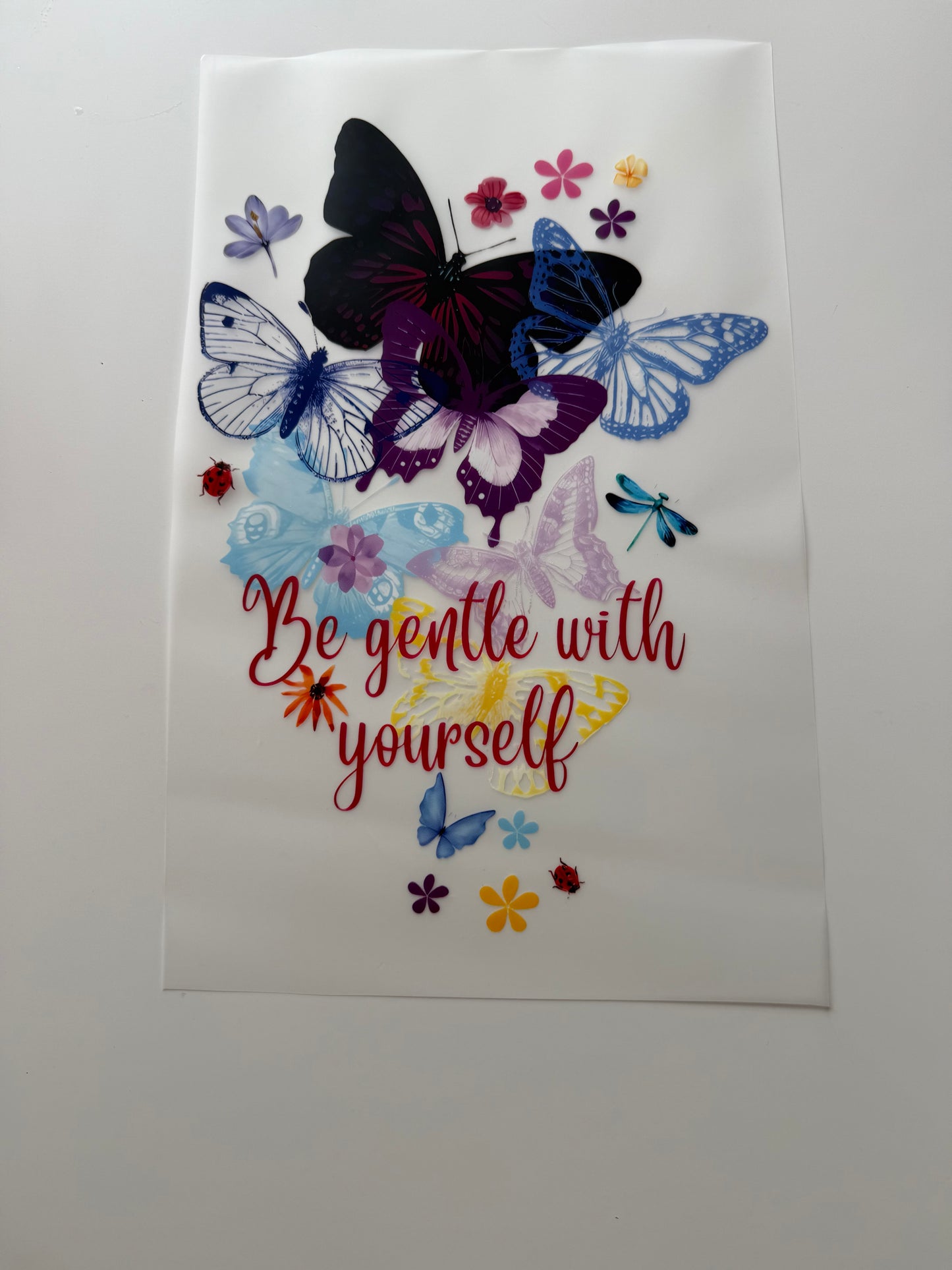 Be gentle with yourself / Schmetterlinge 🦋