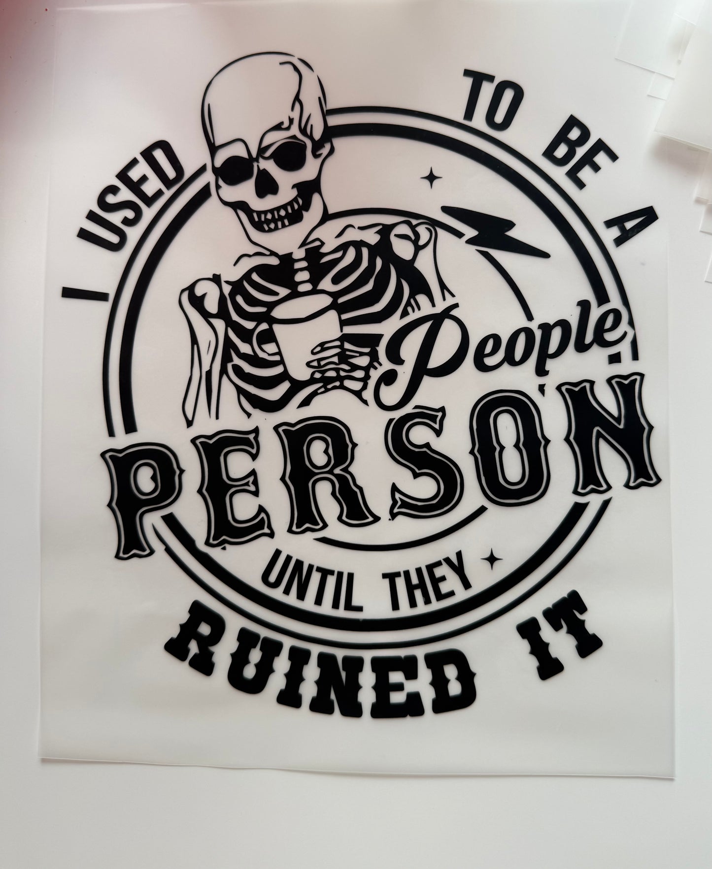 I used to be a people person until they ruined it …