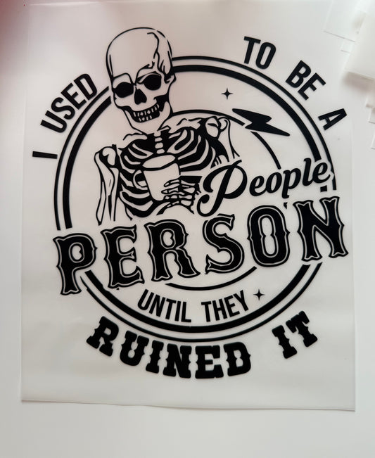 I used to be a people person until they ruined it …