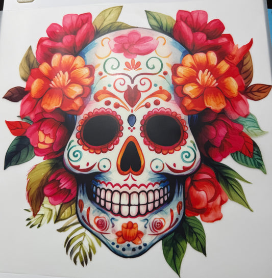Textil-Sticker Totenkopf