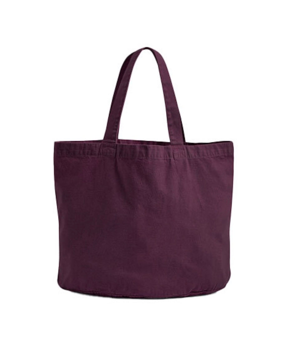 Vintage Shopper Bag – personalisiert mit Wunsch-Sticker