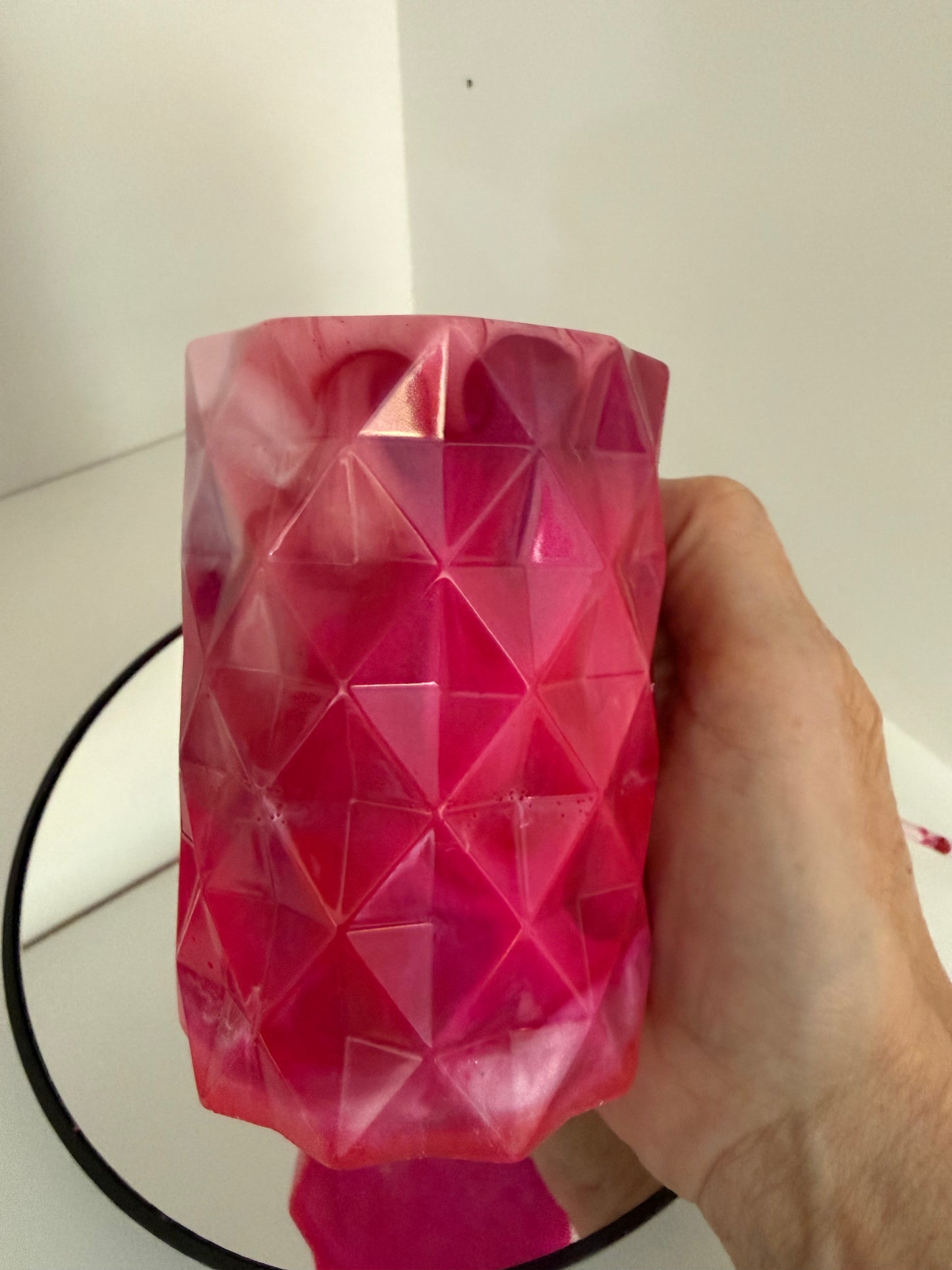 Resin-Stiftehalter „Diamond“ – Handmade by Art by Nic