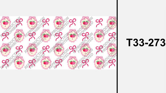 Erdbeeren Himbeeren Schleifen T33.278