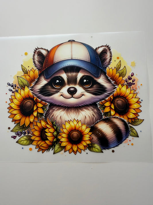 Textil-Sticker Waschbär ⚠️Kids size ⚠️