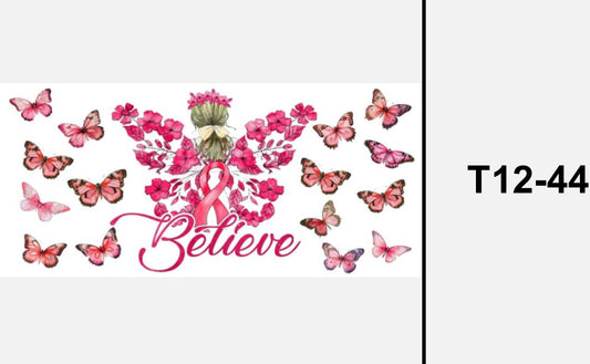 T12-44 Believe butterflies