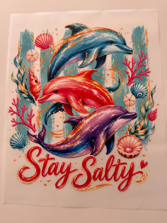 Textil-Sticker Delphine Stay Salty