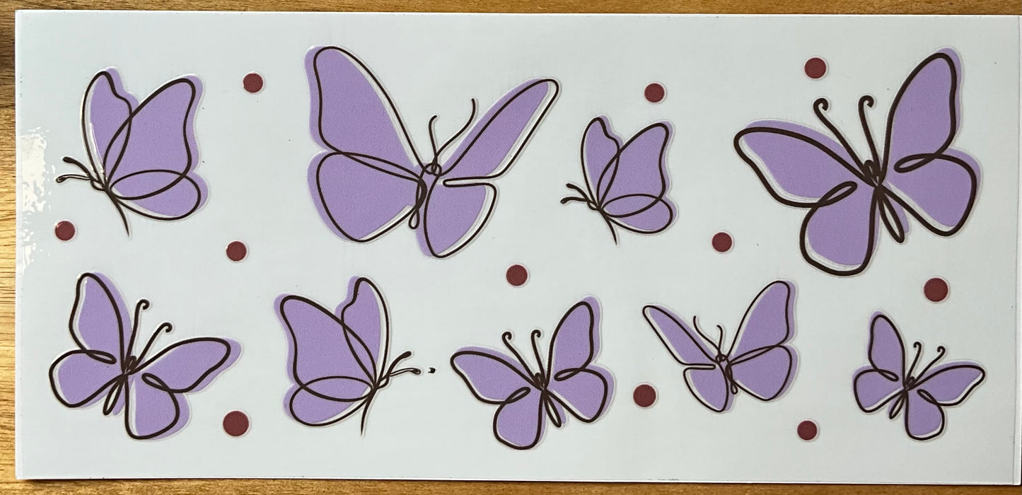 Schmetterling lila