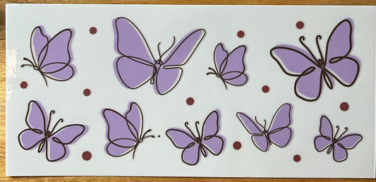 Schmetterling lila
