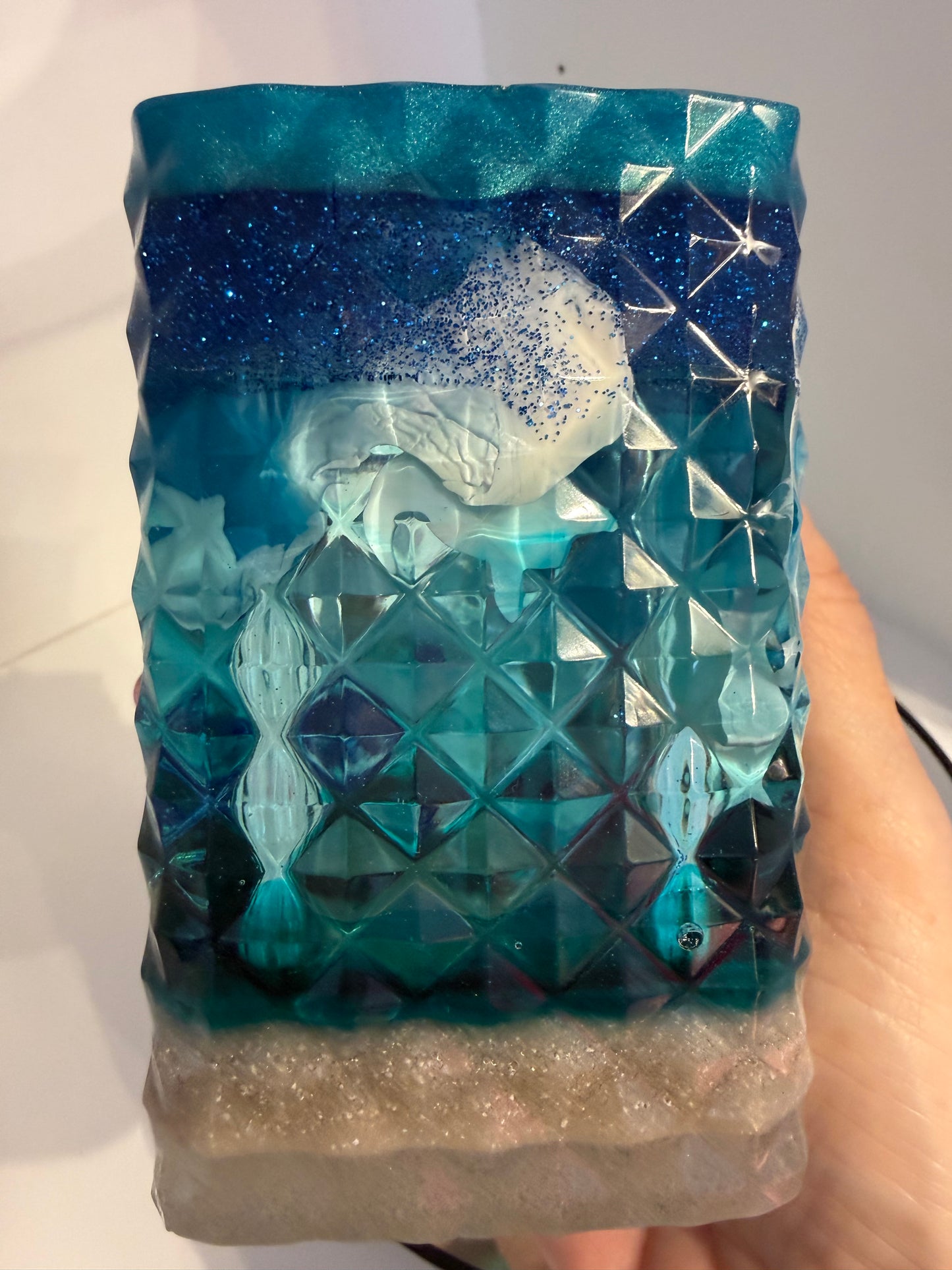 Wunderschöner Beach Vibes Resin-Stiftehalter