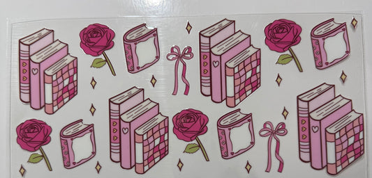 Books in pink