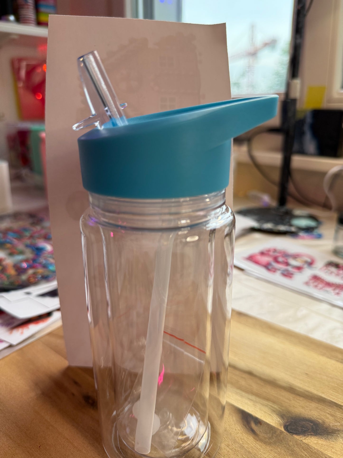 ✨ Snowglobe-Becher Flip-Top-Verschluss mit Trinkhalm – individuell & einzigartig ✨