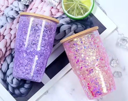 SNOW Glob Individuelle Doppelwandbecher aus Glas – ca. 80ml