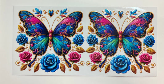 Butterflies blue