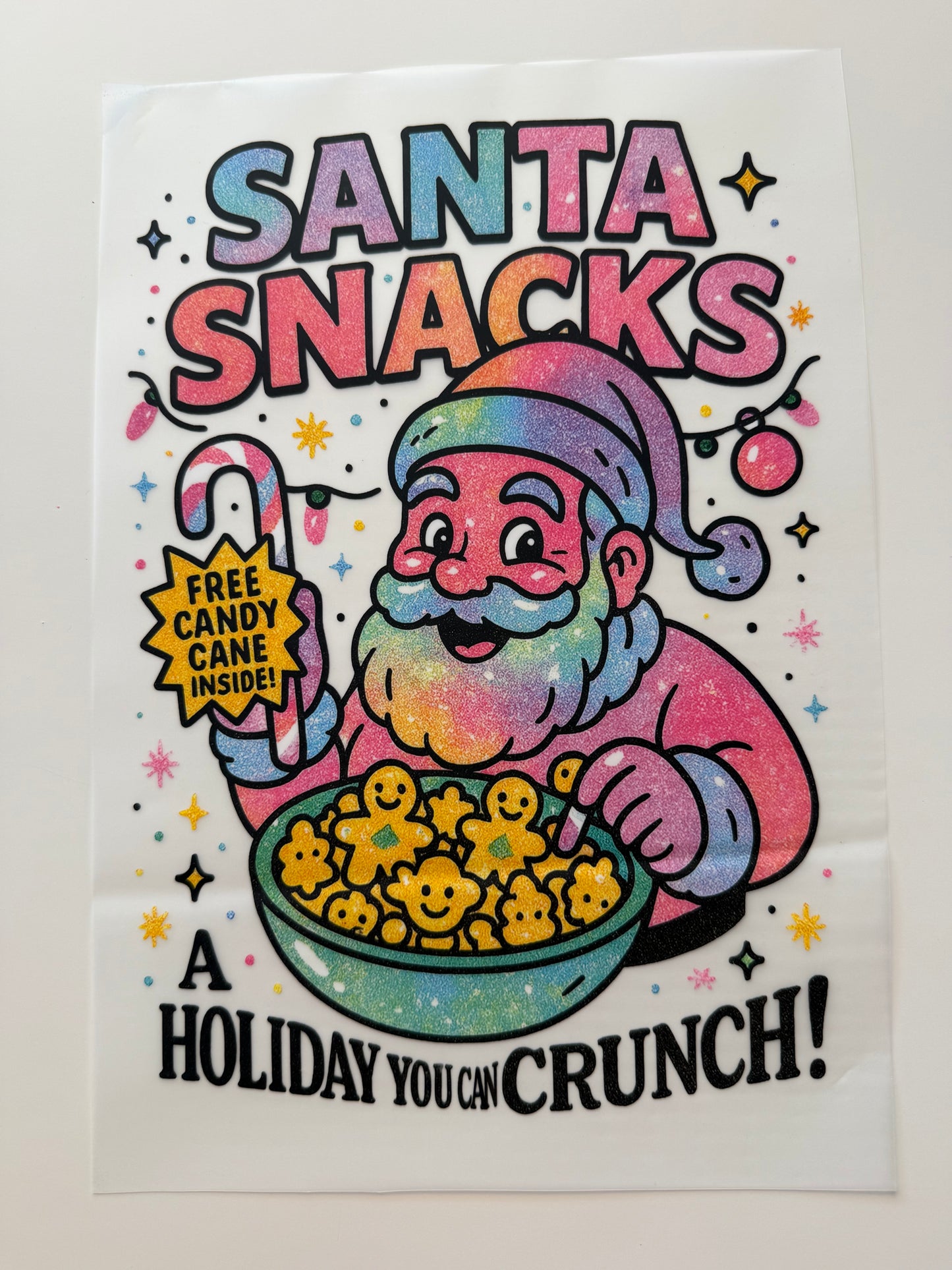 Santa Snacks rainbow
