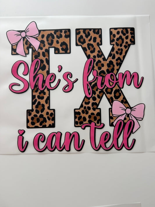 She’s from Texas i can tell