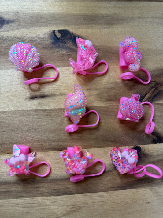 ✨ Glitzernde Meereszauber-Strohhalmabdeckungen – 8 traumhafte Designs ✨