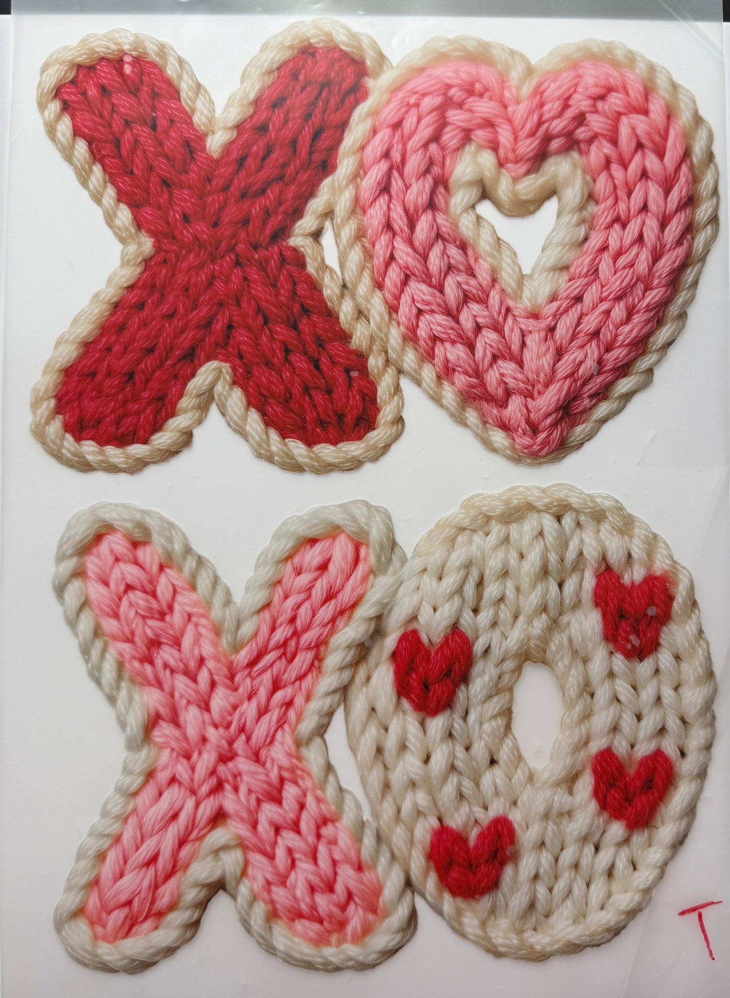 Textil Sticker- XOXO