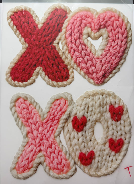 Textil Sticker- XOXO