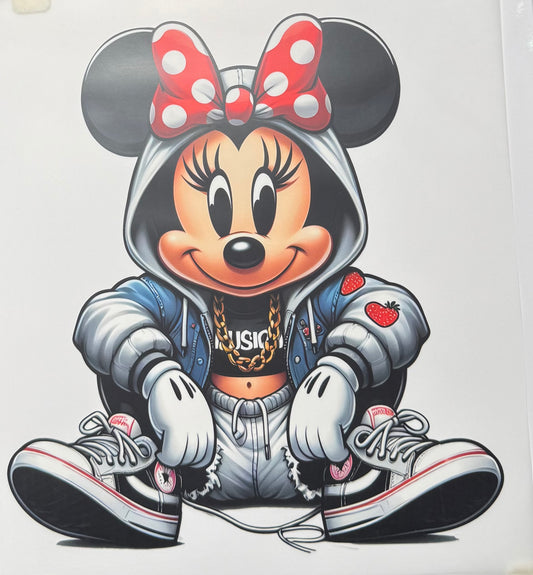 Textil-Sticker Maus