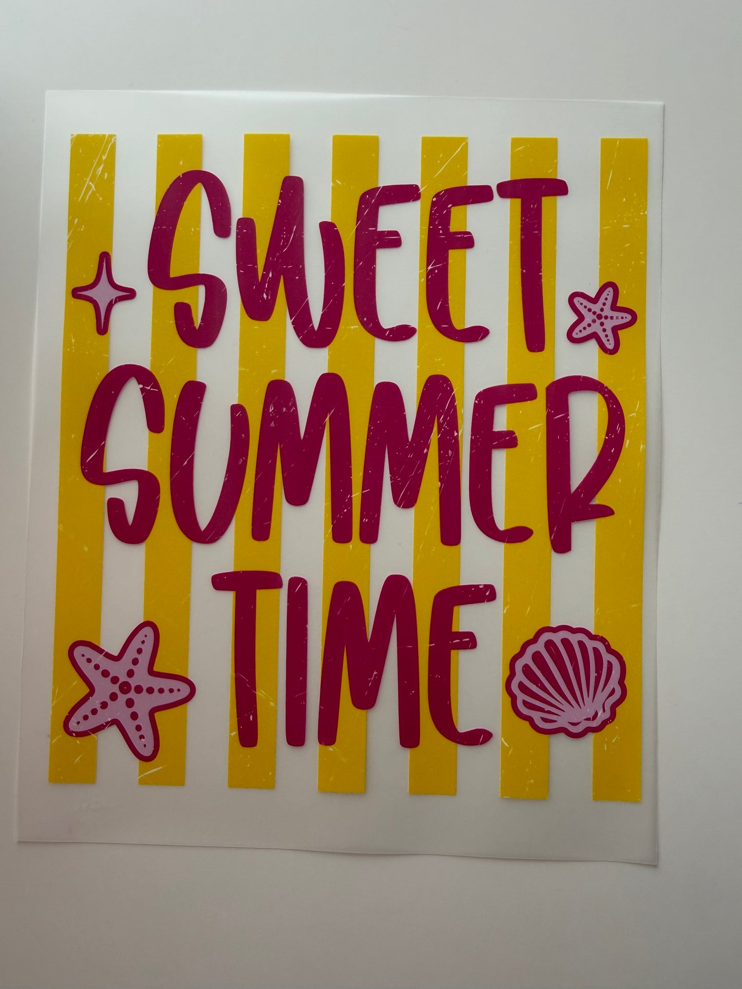Textil-Sticker Sweet Summer  time / Taschen