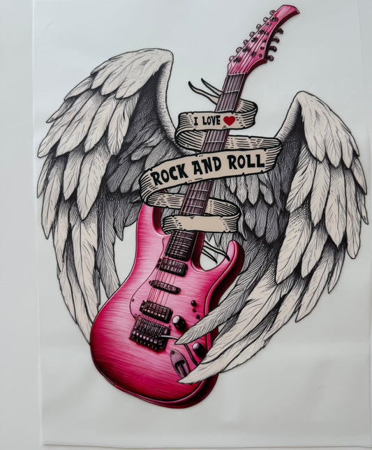 Textil-Sticker rock and roll