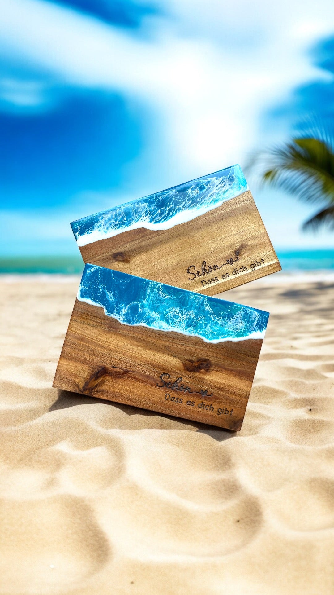 ✨ Handmade Set: Keramikuntersetzer & Servierbrett – individuell für dich gefertigt .