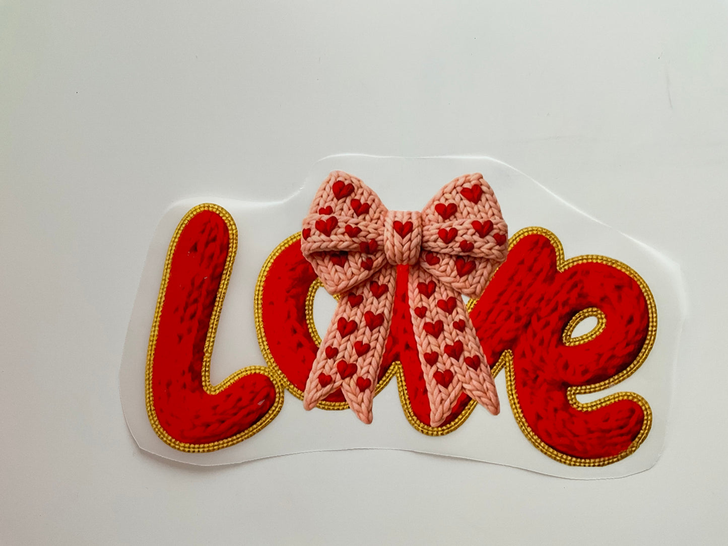 Textil Sticker- love