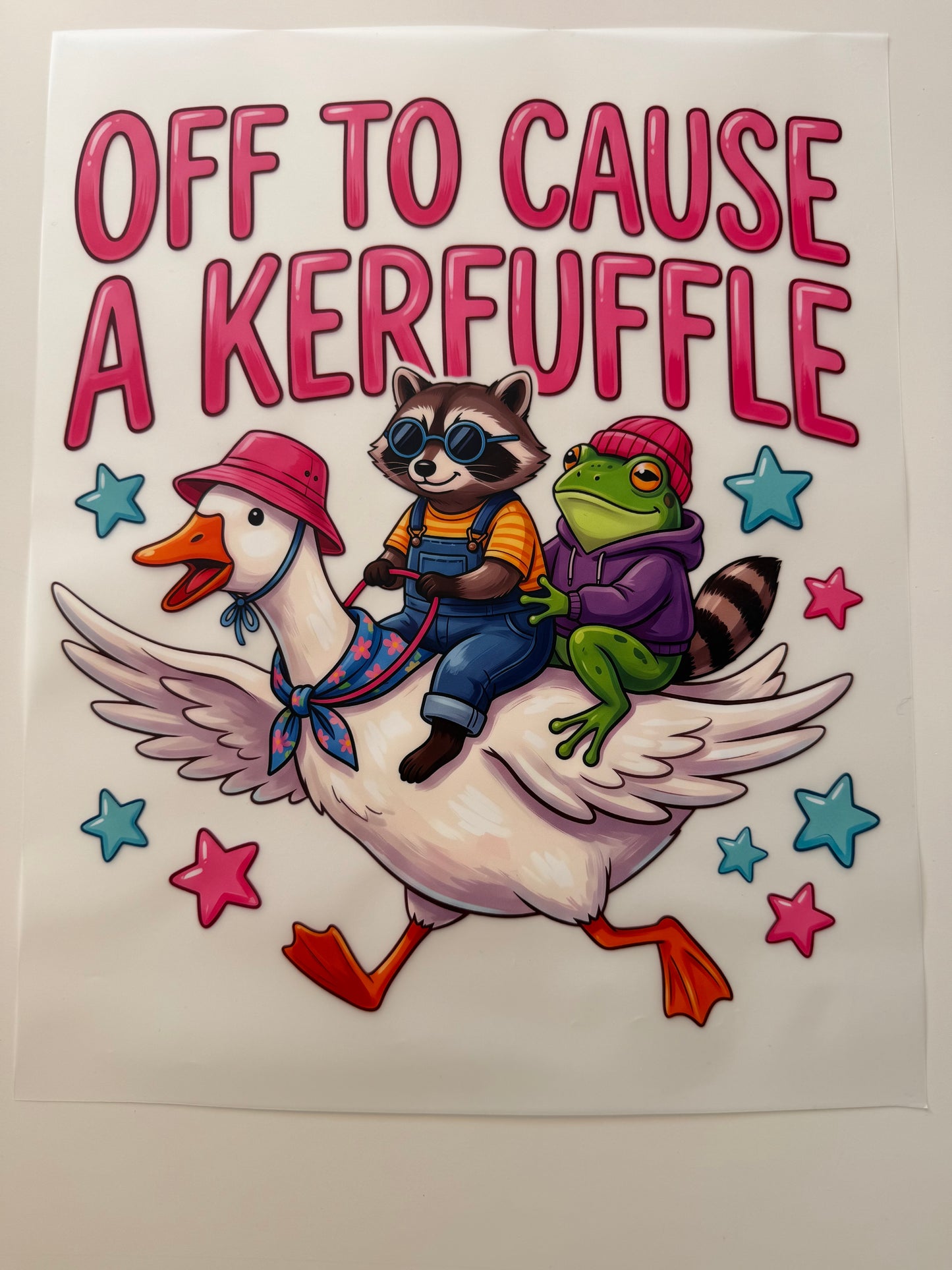 OFF TO CAUSE A KEREUFFLE